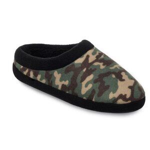 Boys Cuddl Duds® Printed Camo Fleece Clog Slippers Size L (5-6) NWT
